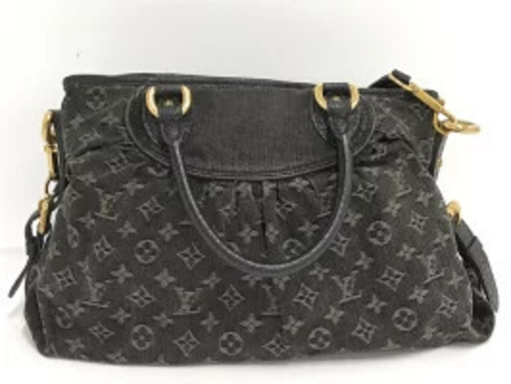 Louis Vuitton Cabby Shoulder Neo Bag Monogram Denim Blue